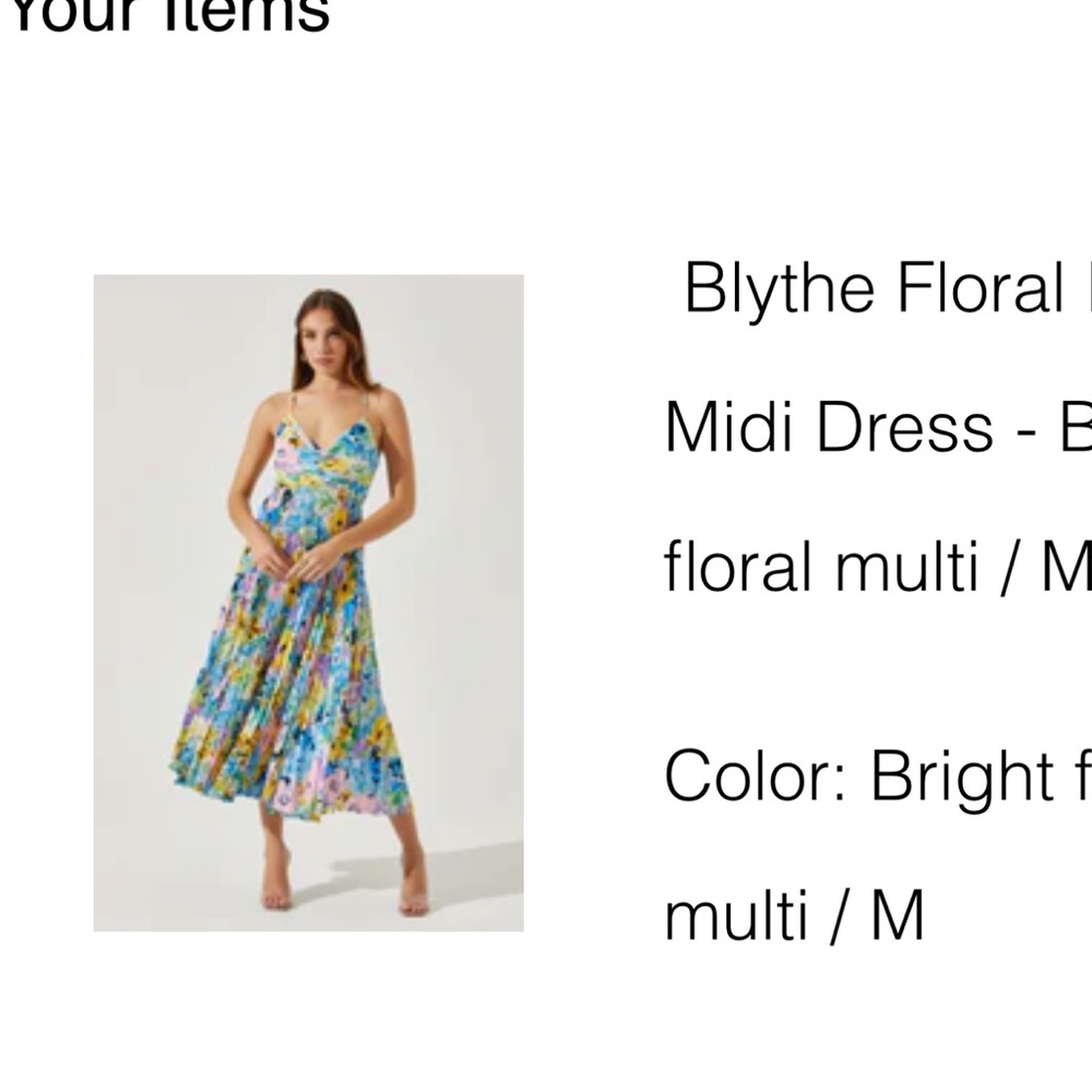 ASTR THE LABEL BLYTHE MIDI DRESS (medium)